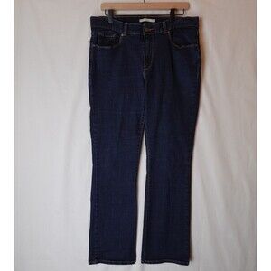 Levis Classic Bootcut Jeans Women's Size 14 34x30 Dark Wash Western Winter